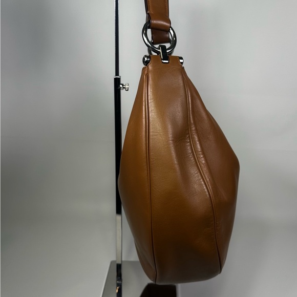 Coach Nomad Hobo Brown Glovetanned Leather Bag - Picture 5 of 11